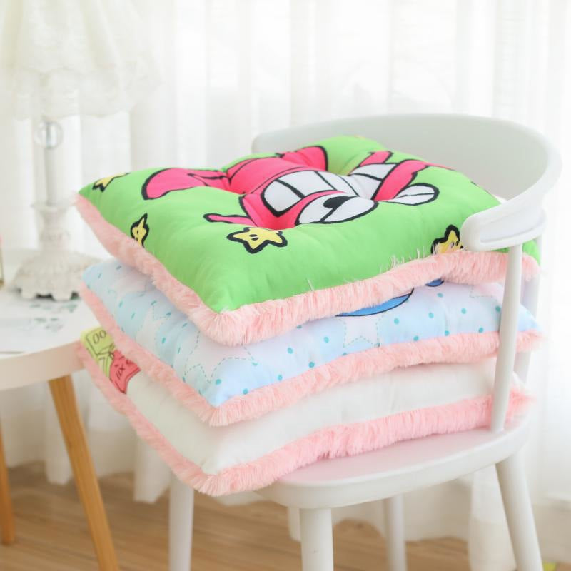 Cartoon crayon, small new cushion can be detachable and washable, student desk, chair cushion, sofa cushion, home tatami mat, butt cushion