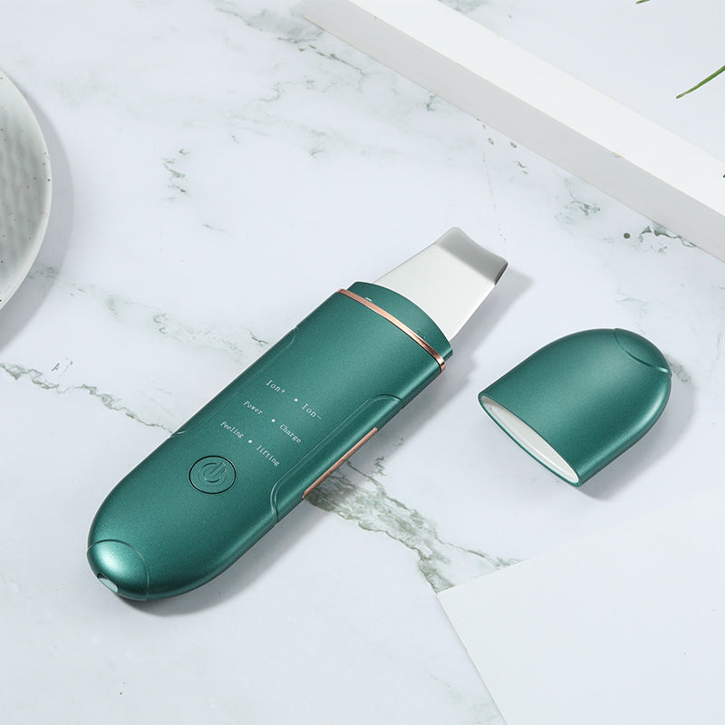 Ultrasonic electric spatula to remove blackheads, home electronic beauty device, pore cleaning cleansing device, dead skin spatula knife