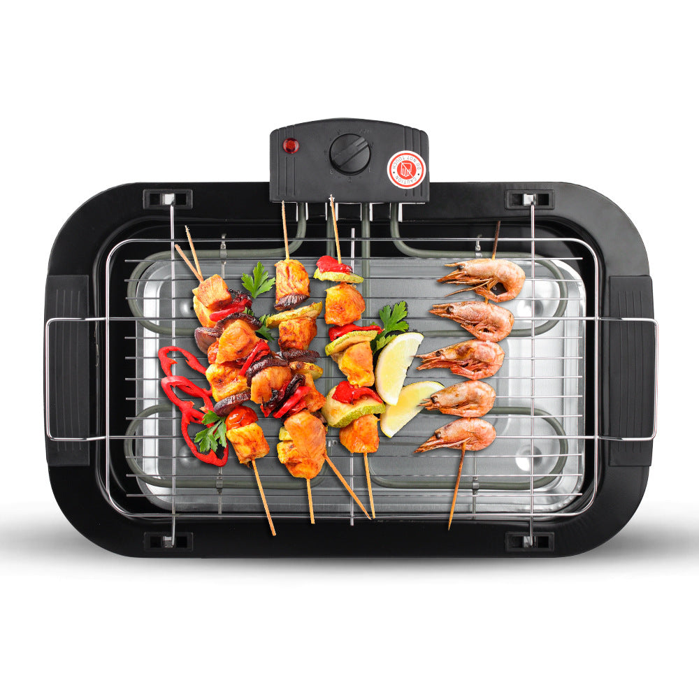 Household electric grill outdoor BBQ barbecue machine Explosive dinner electric grill Multifunctional small household appliance barbecue grill