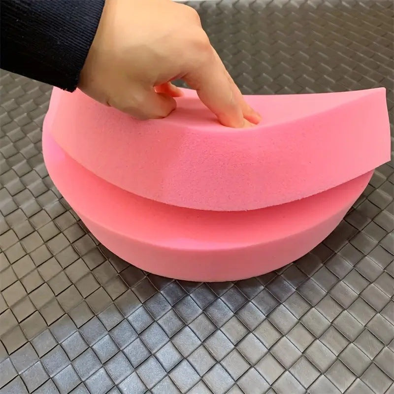 Round Ceramic Foam Pad 11.8" - Durable pink sponge pad for clay crafts