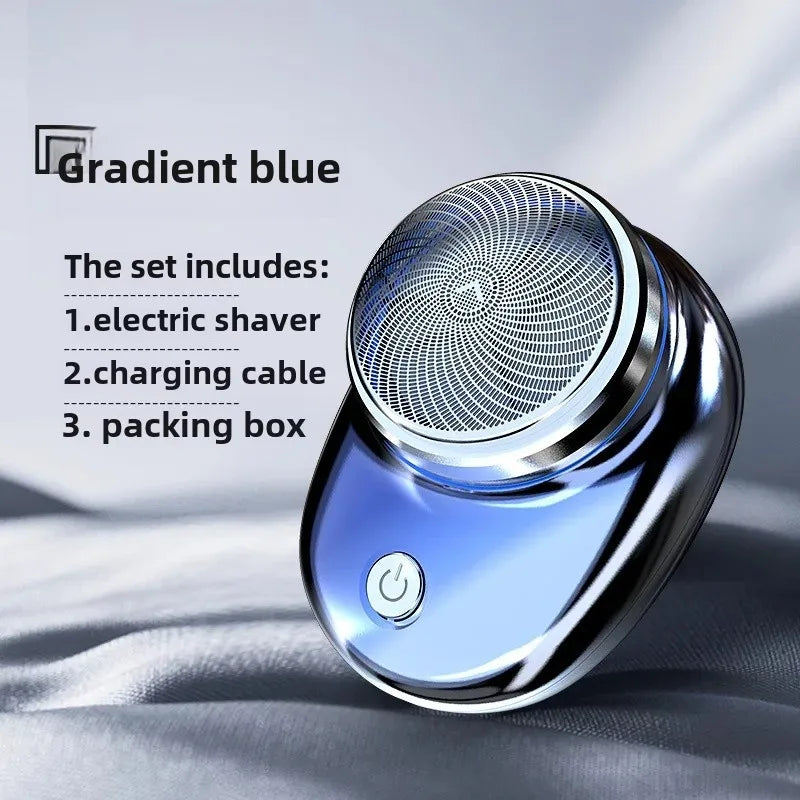 New Electric Shaver Men's Shaver Washable Mini Beard Sharpener Small Portable Rechargeable One Piece Delivery