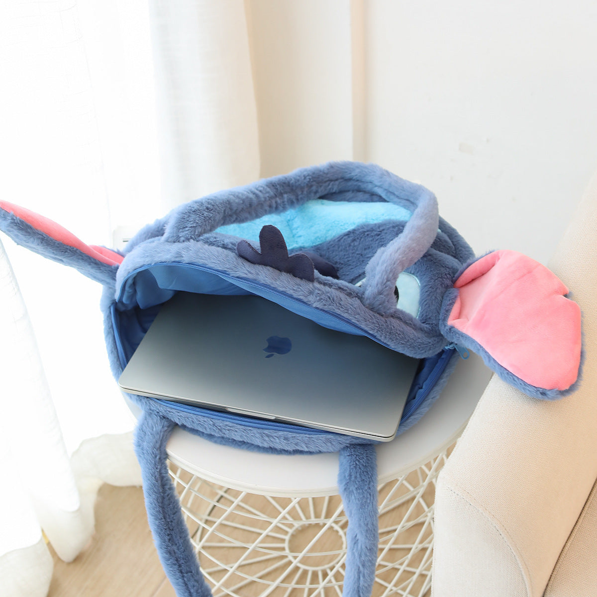 Cartoon Stitch Bag Plush Toy Crossbody Bag Moe Shoulder Bag Children's Personality Furry Handbag