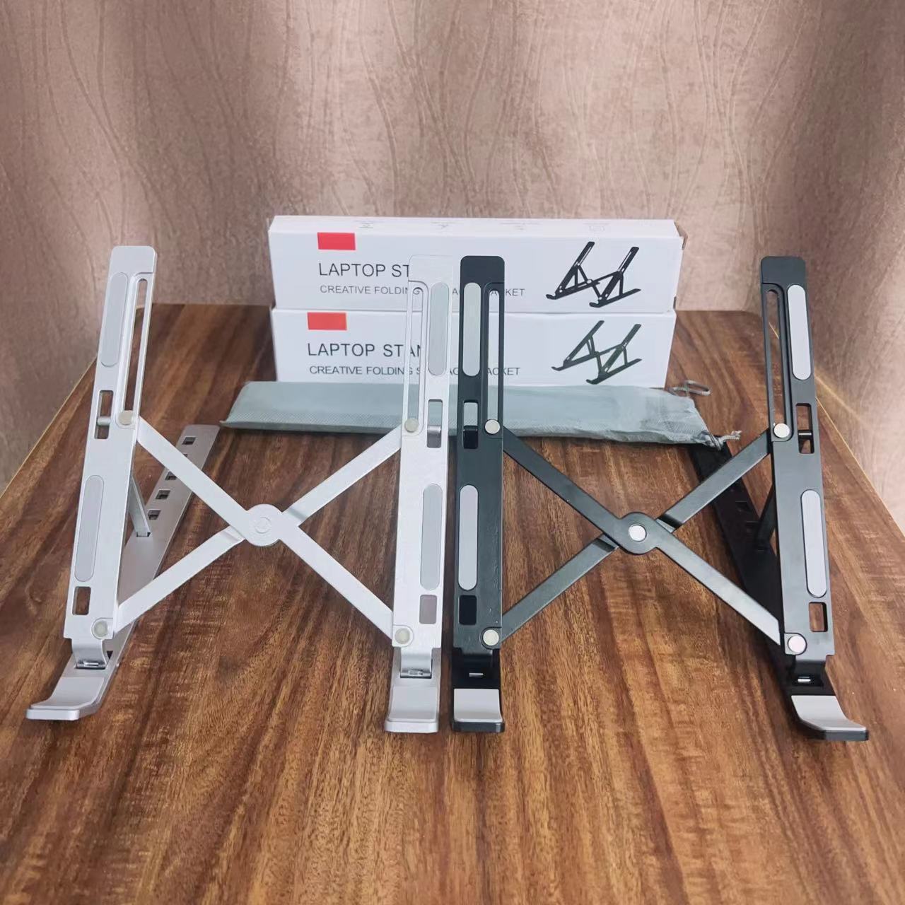 N3 Laptop Stand Foldable Lifting Portable Base Cooling Bracket Desktop Vertical Aluminum Alloy Computer Stand