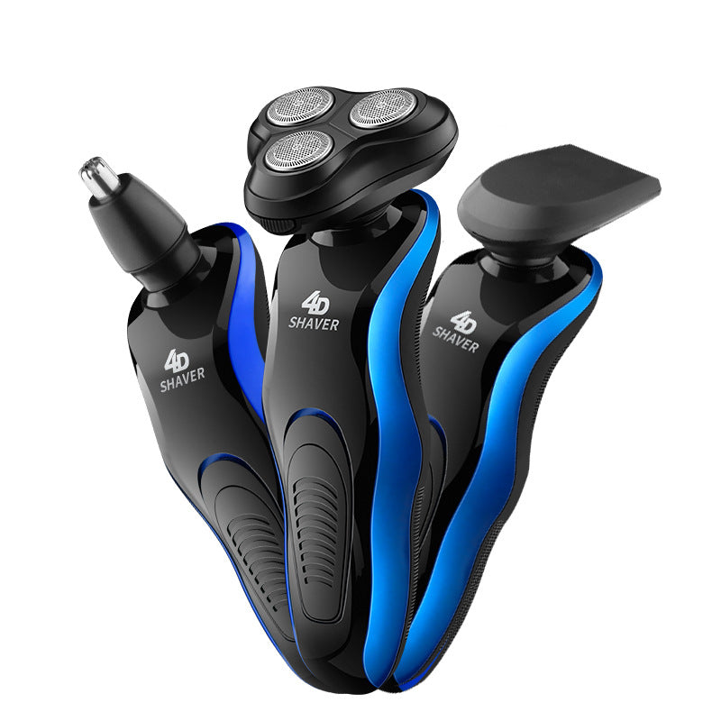 Shuwick Multifunctional Razor, Full Body Wash, Razor, Beard Sharpener, 4-in-1 USB Rechargeable Hair Beard