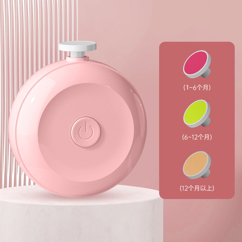 Baby electric nail polisher newborn baby nail clipper polisher anti-clamping mute child care set cross-border