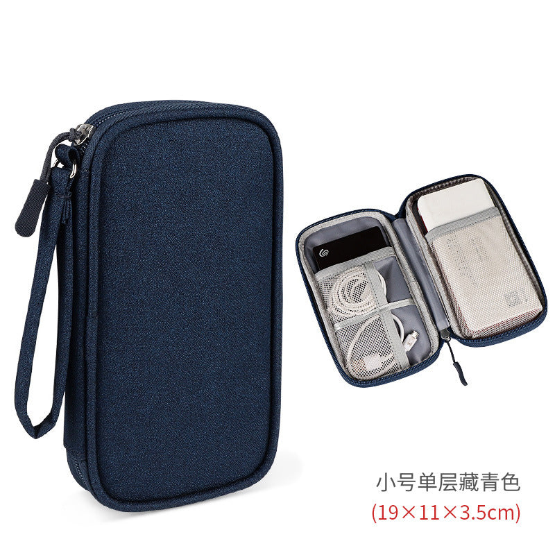 Multi-functional mobile phone digital accessories storage bag, mobile phone bag, U disk power bank, mobile hard disk, data cable storage bag