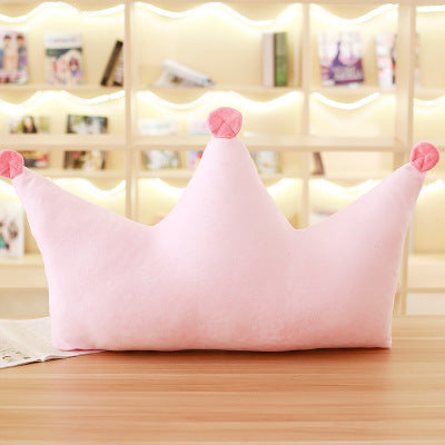 Soft and cute girl, three-dimensional crown dormitory, large cushion at the head of the bed, office workers, Nordic style office chair, lumbar pillow