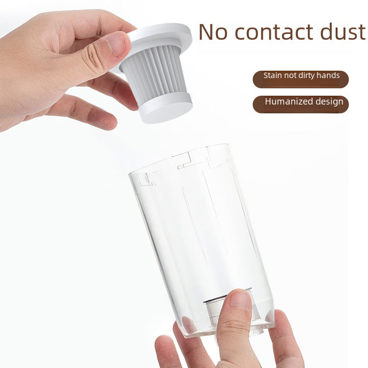 Portable rechargeable vacuum cleaner with high suction power handheld car home dual-purpose mop integrated dust blower mop cross-border