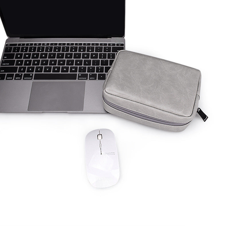 Data cable, headset charger, portable digital electronic accessories, digital storage bag, outdoor carry-on travel clutch
