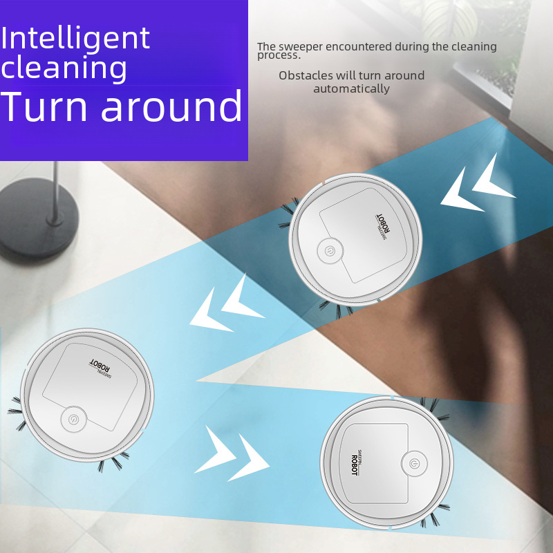 Sweeping robot automatic household lazy smart cleaning machine USB rechargeable vacuum cleaner mopping machine gift wholesale