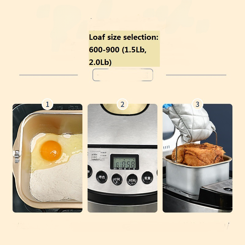 Cross-border specializes in small household appliances, American, British, European, multi-functional household bread machines, fully automatic and customized