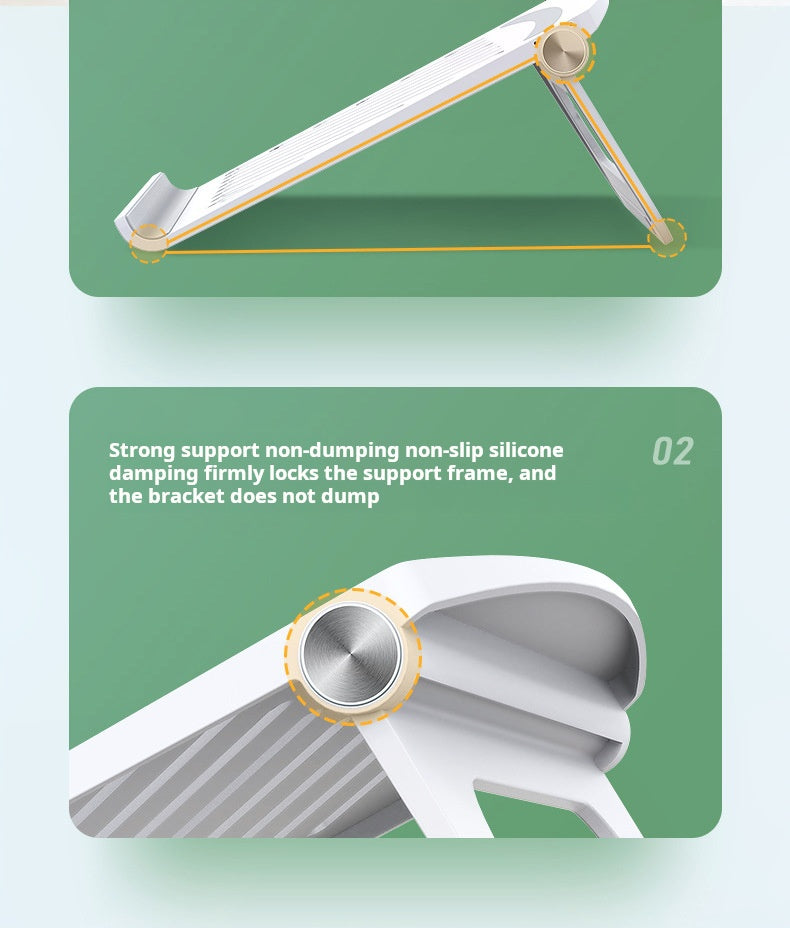 Laptop stand height, lifting tablet computer heat dissipation, hand support support, cushion shelf, elevation cervical spine protection