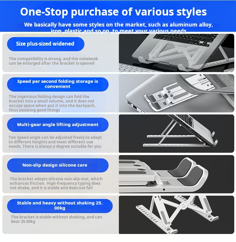 Laptop stand aluminum alloy N3 computer stand iron 18 inch tablet computer stand 16 inch wholesale dropshipping