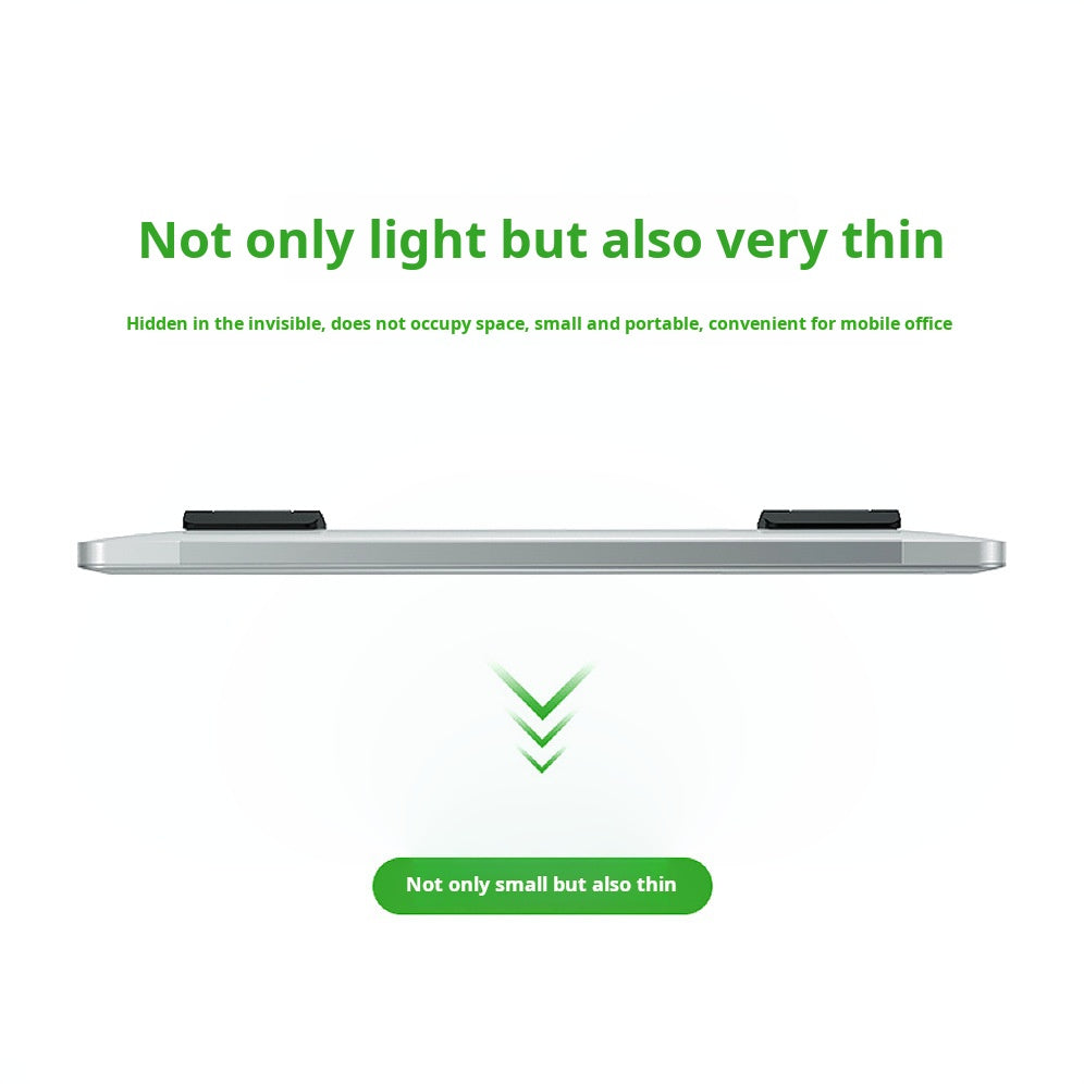 Laptop Stand Invisible Height, Mini Slim Tablet, Convenient Foldable Tablet, Raised Heat Rack