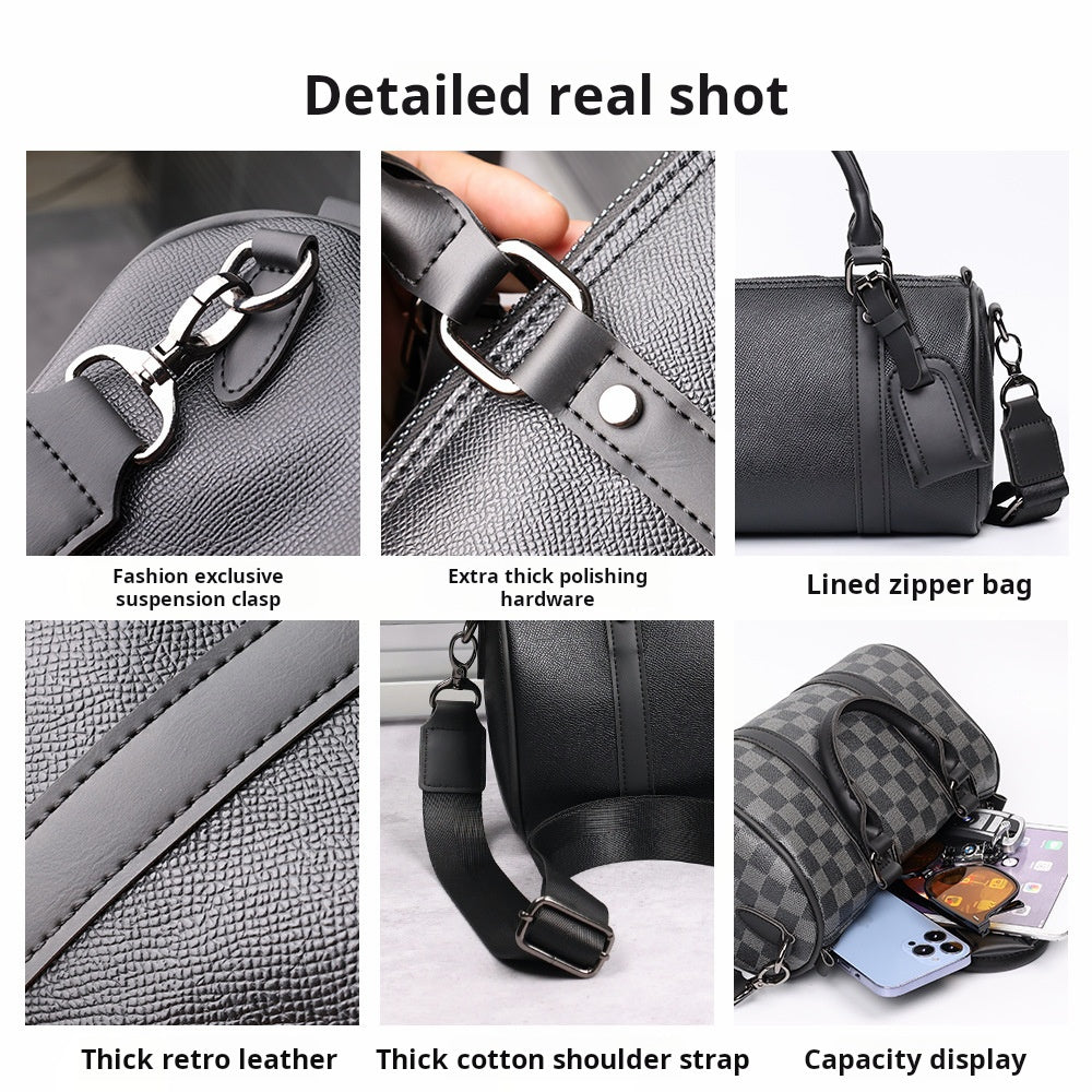 Men’s Korean Style Crossbody Bag - Trendy Small Shoulder Bag for Daily & Streetwear