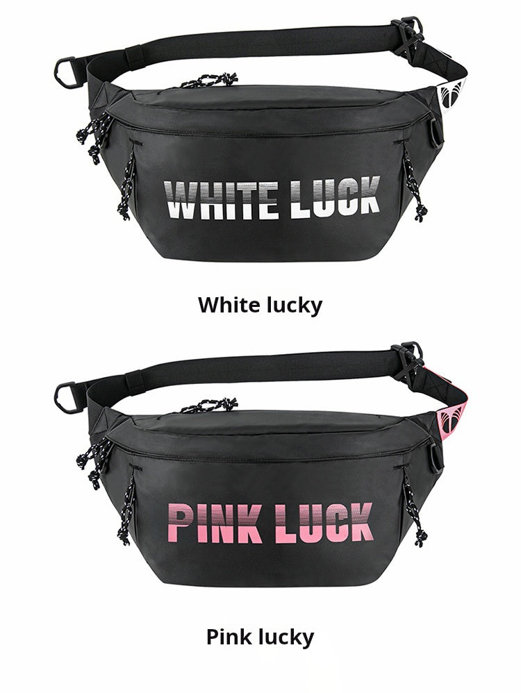 Trendy fashion men's crossbody bag, high-end sense versatile shoulder bag, multi-functional sports outdoor functional style slash bag