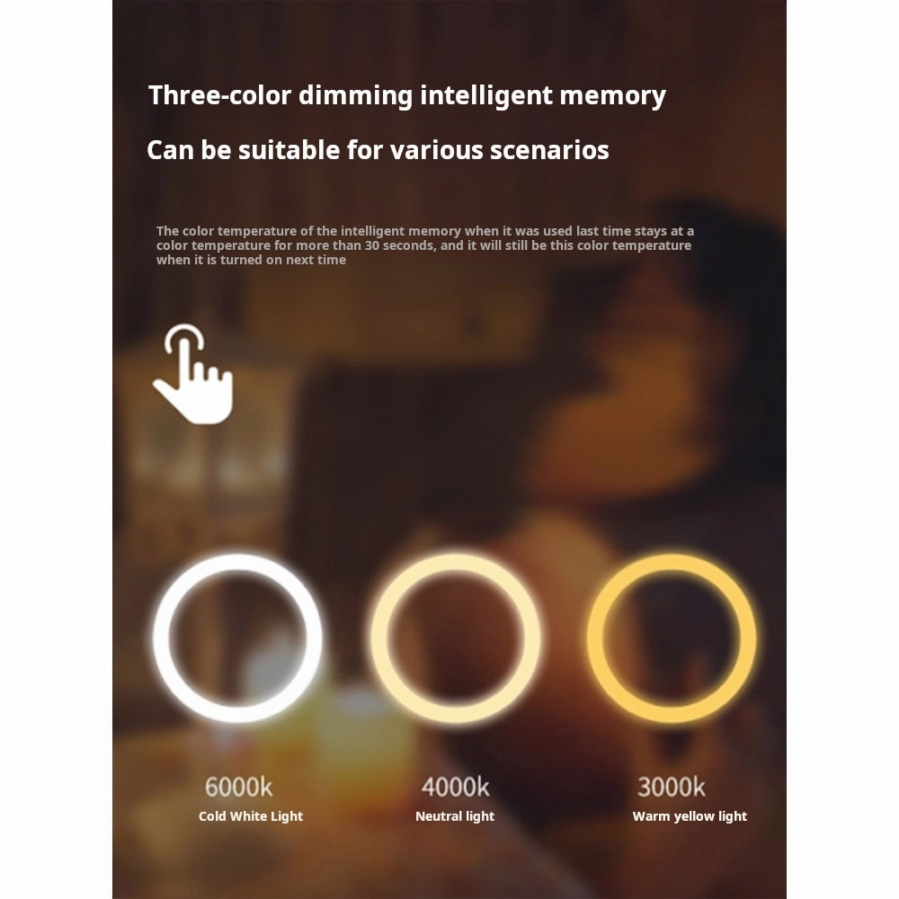 Mirror, LED with light, makeup mirror, desktop desktop, dressing mirror, home bedroom, ins, style, girls' dormitory, large square mirror