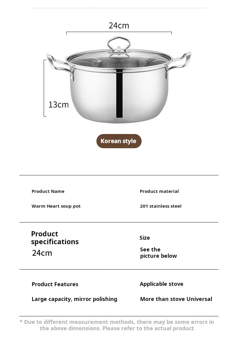 Year of the Dragon gift pots, non-magnetic stainless steel pots, amphora soup pots, heart-warming soup pots, arc-shaped pearl soup pots, induction cookers